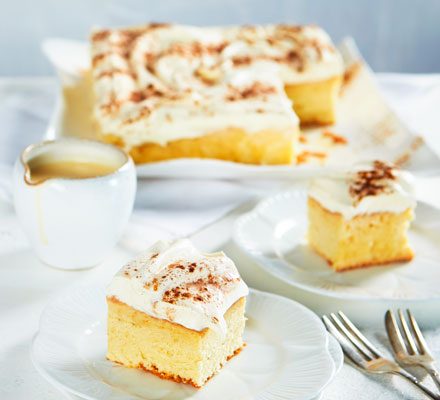 Tres leches cake (milk cake)