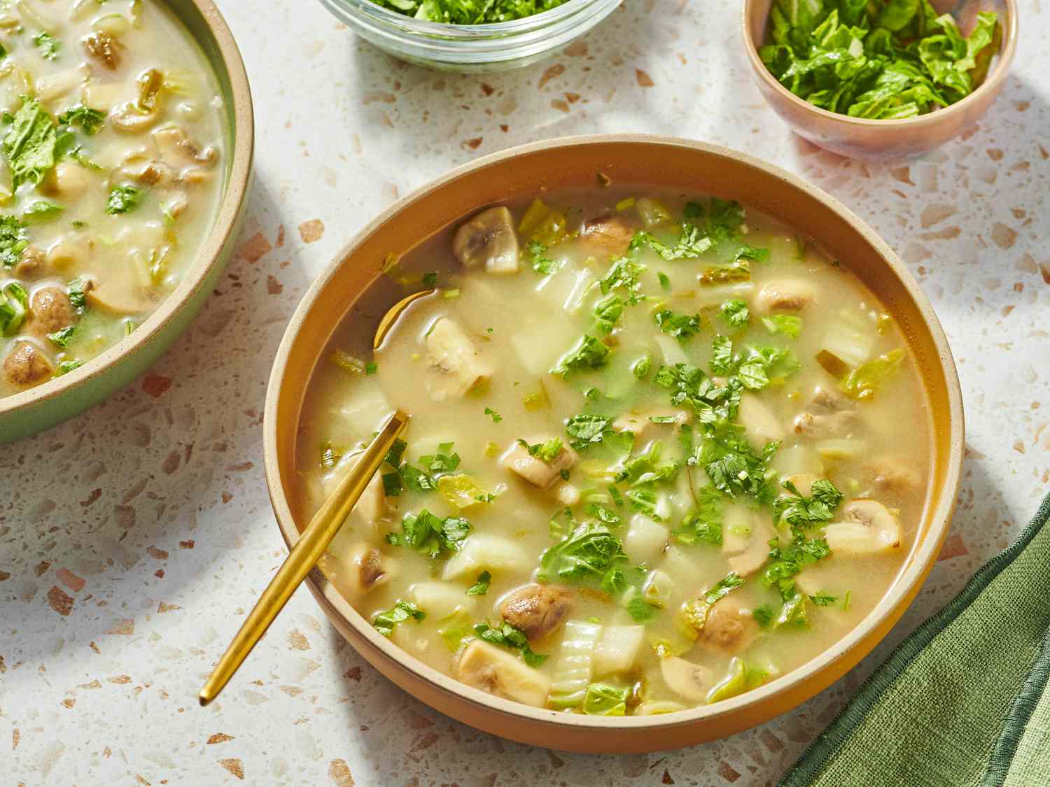 Mushroom Bok Choy Soup
