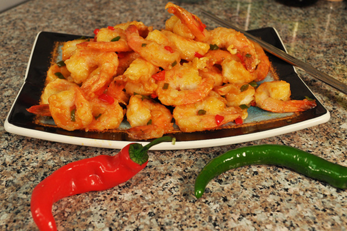 Spicy Garlic Shrimp