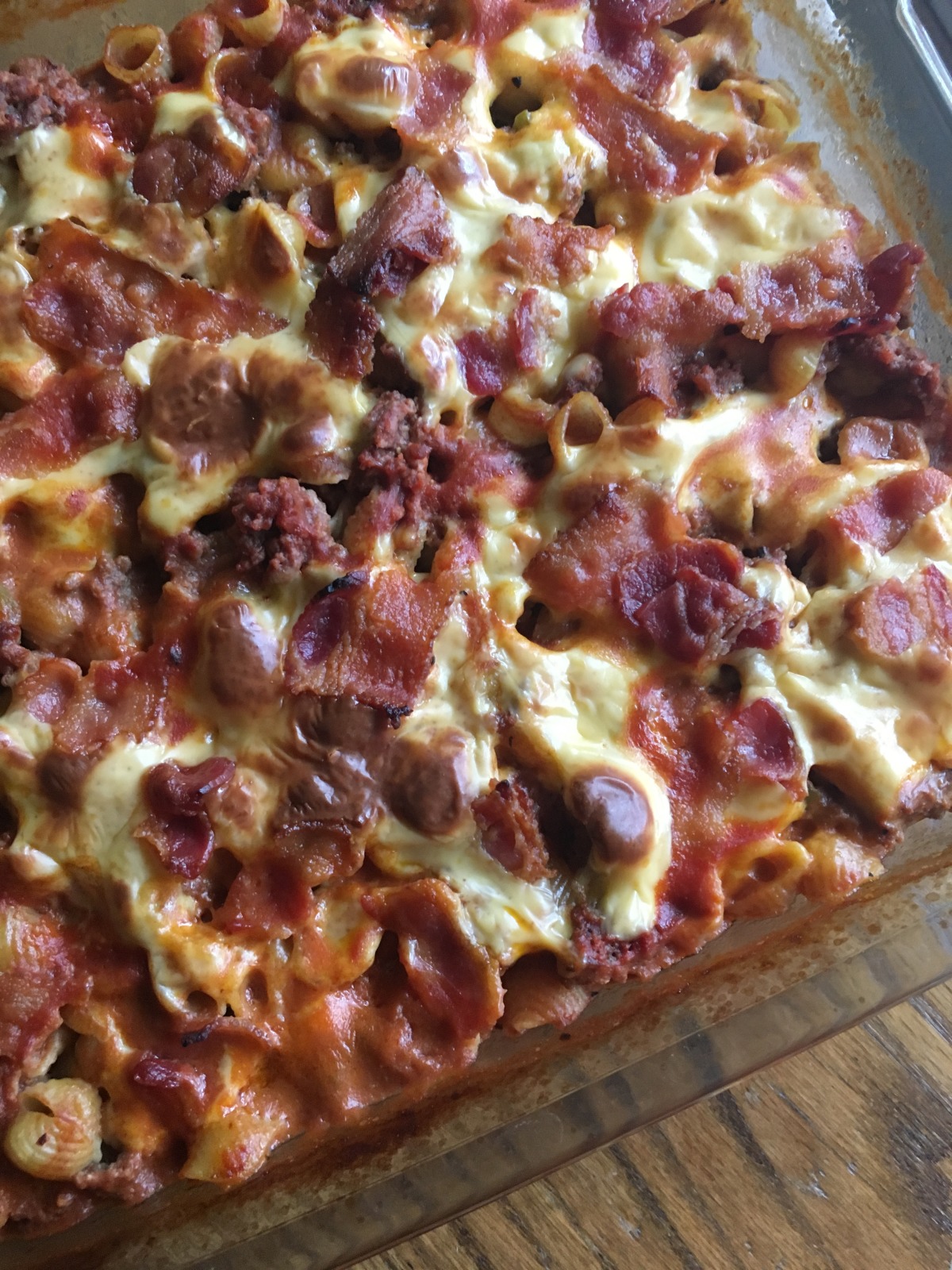 Bacon-Cheeseburger Pasta Bake