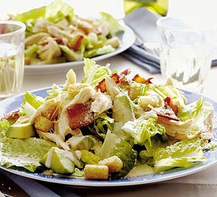 Chicken & bacon caesar salad