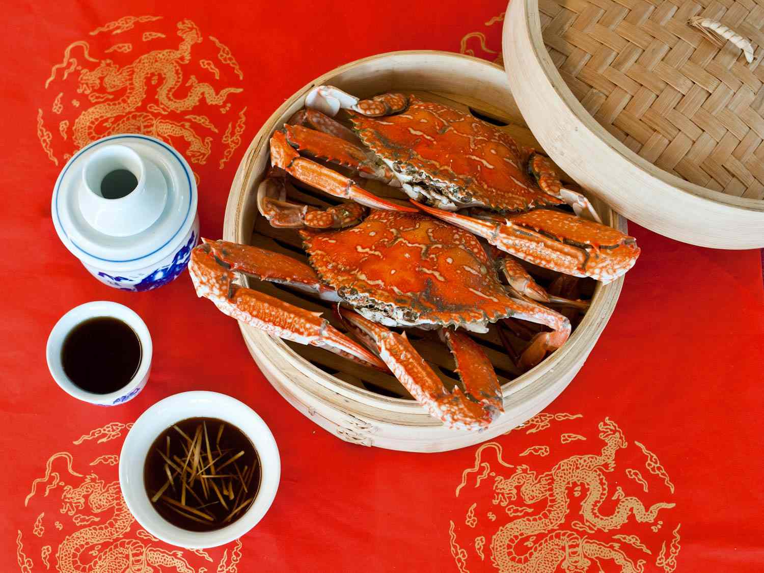 Steamed Crab With Chinkiang Vinegar and Ginger Recipe