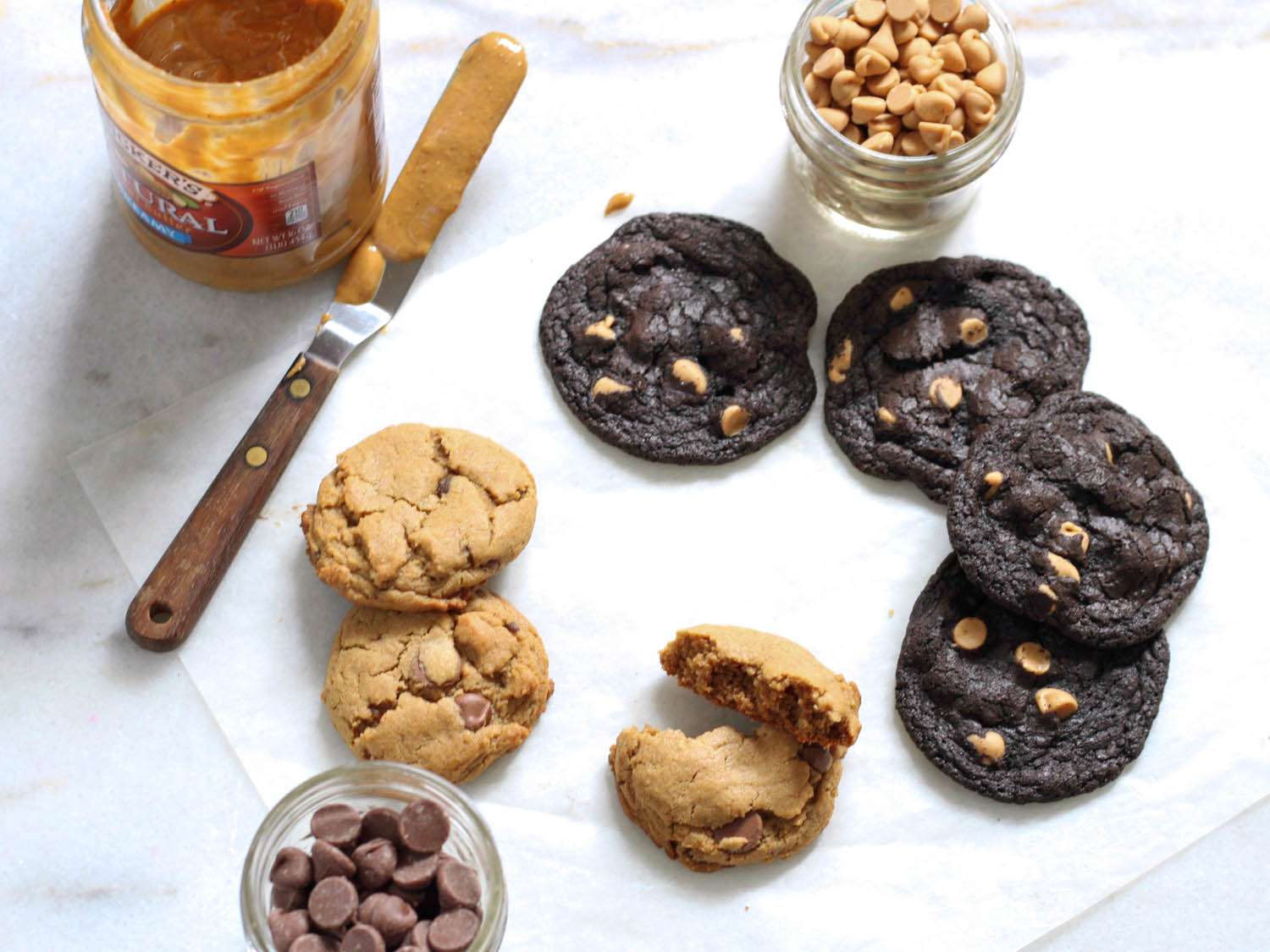 Gluten-Free Chocolate Cookies With Peanut Butter Chips Recipe