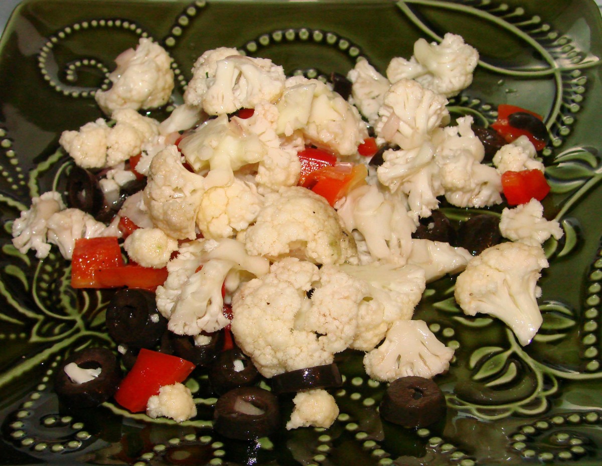 Raw Cauliflower Salad