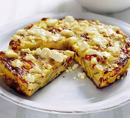 Feta & pepper tortilla