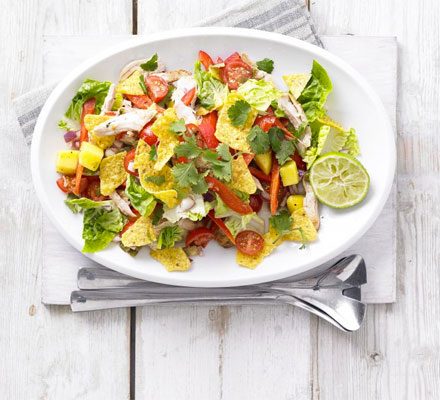 Spicy Chicken, Mango & Jalapeño Salad