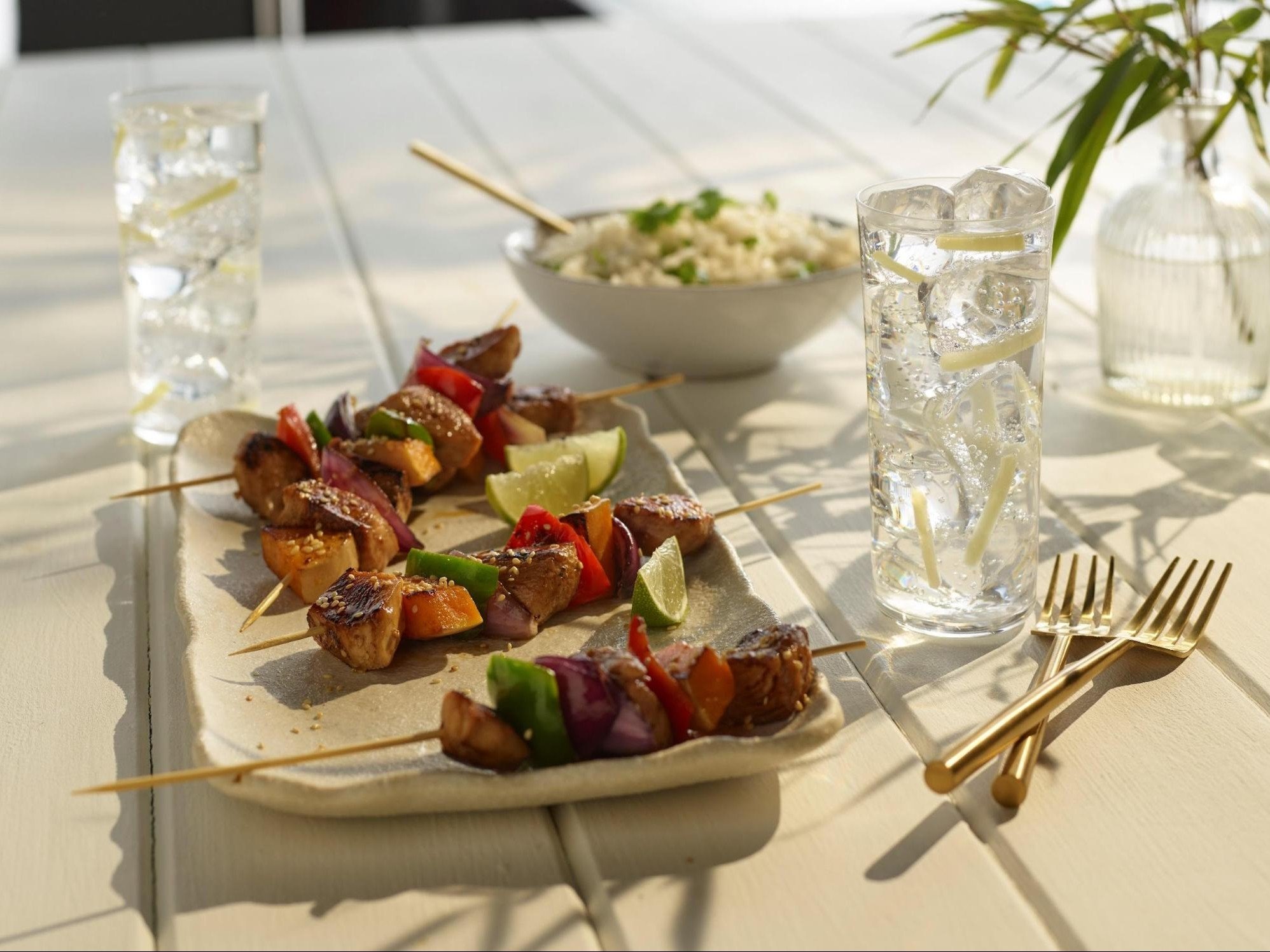 Chicken Teriyaki Skewers by ROKU