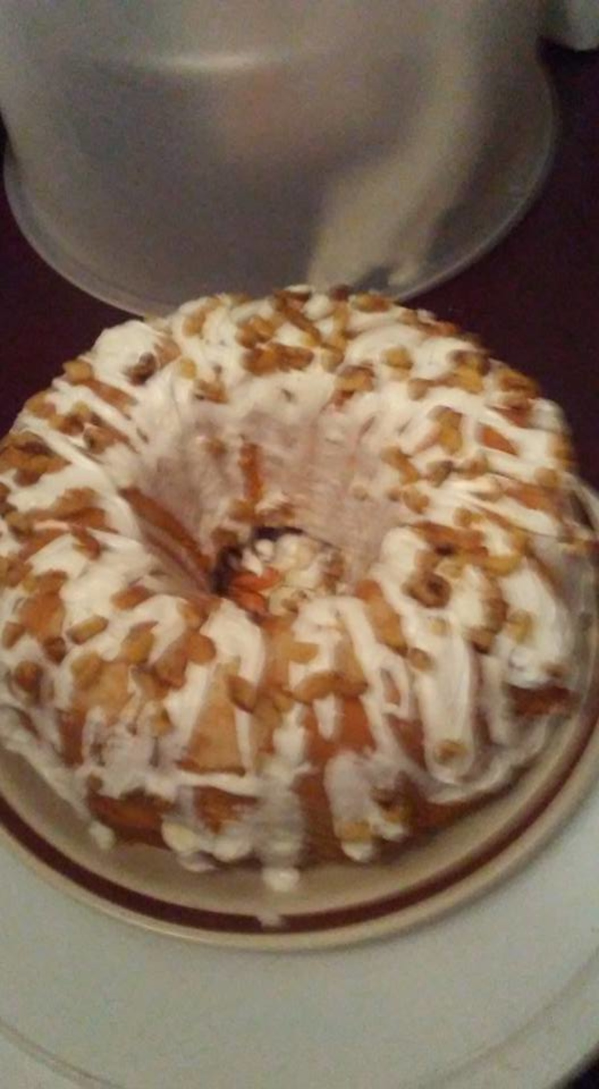 1-2-3-4 Cake With Caramel Icing