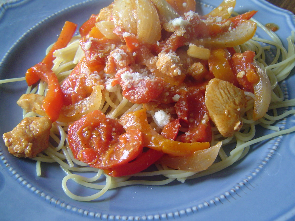 Spicy Chicken Pepper Pasta