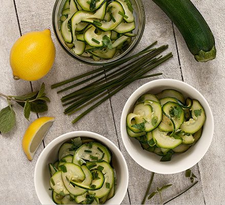Courgette Ribbon Salad