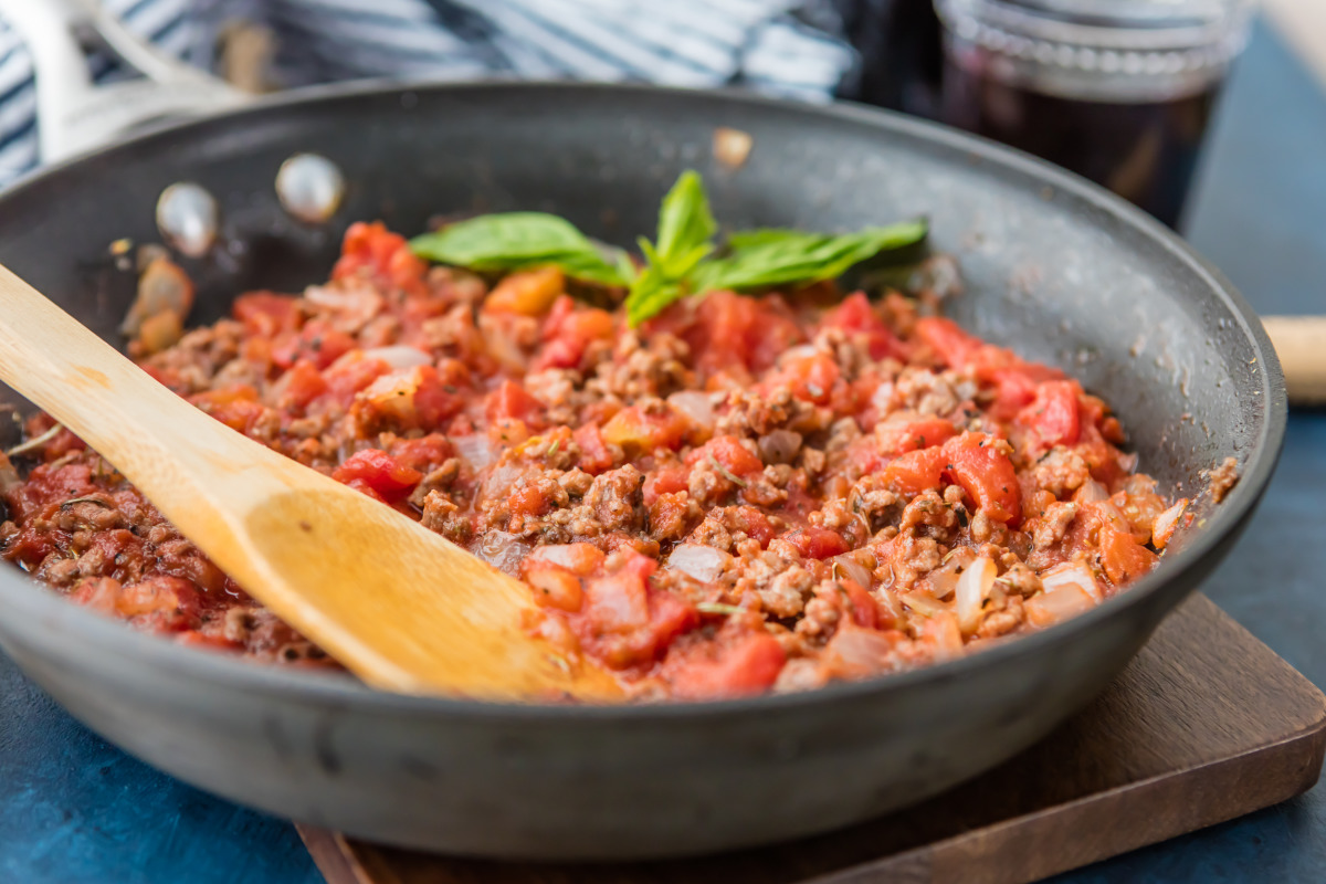 Edith's Low-Salt Spaghetti Sauce for One
