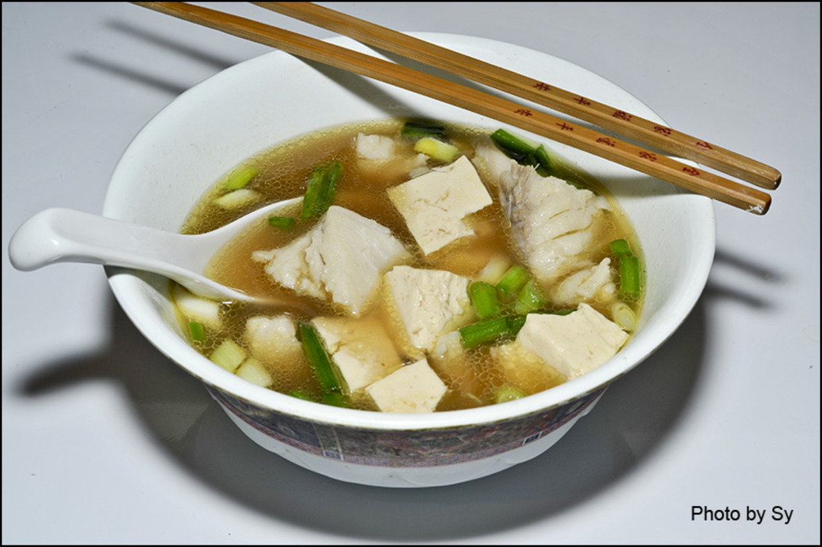 Spicy Cod Fish and Tofu Soup