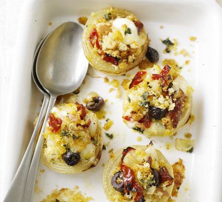 Cheesy Baked Onions
