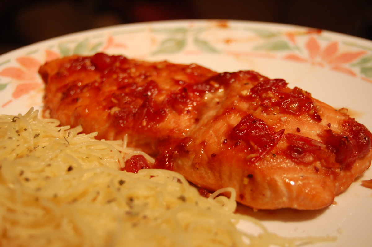 Cranberry Ginger Salmon
