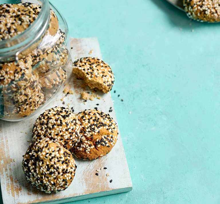 Honey tahini cookies