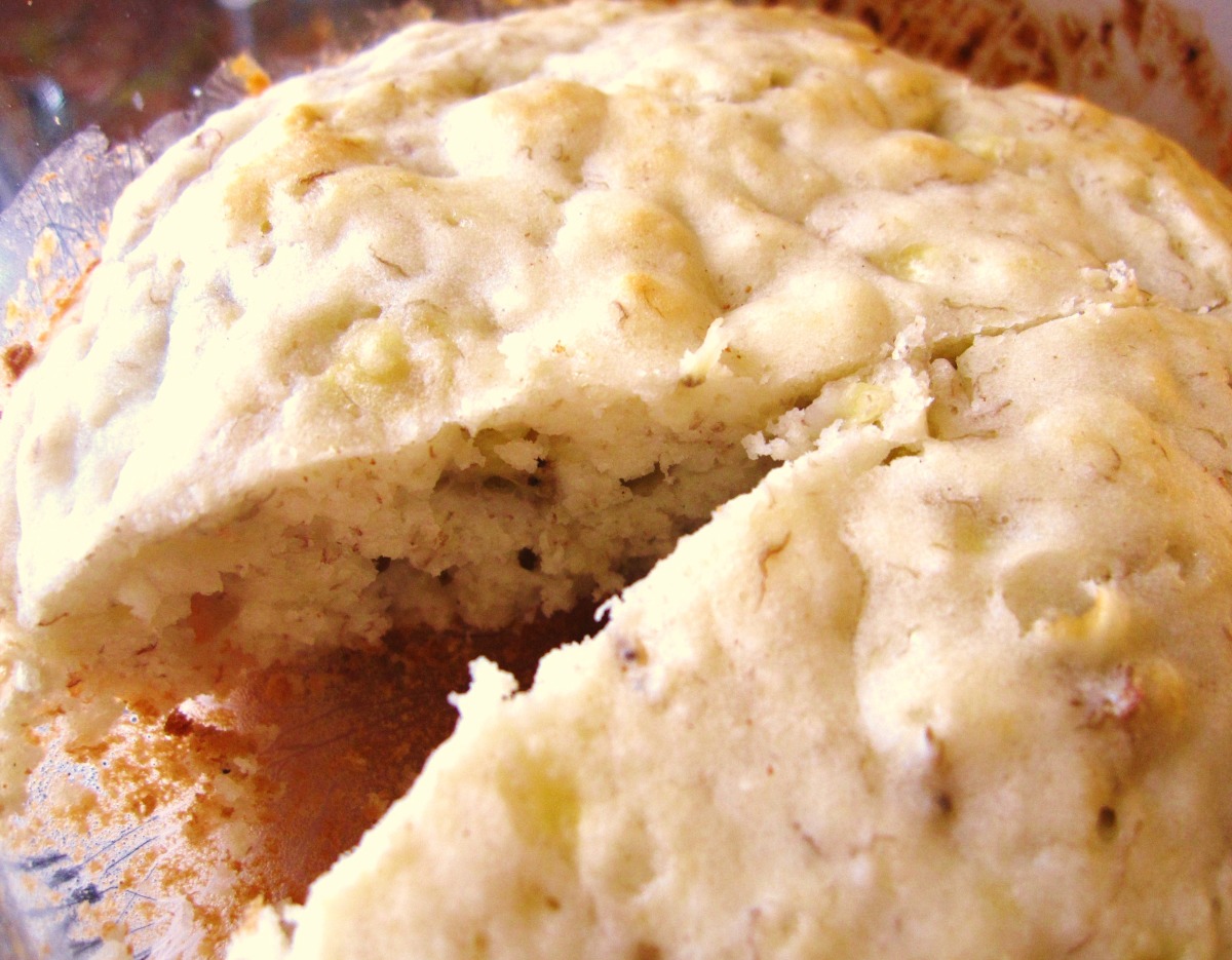 4 Ingredient Banana Cake for Two