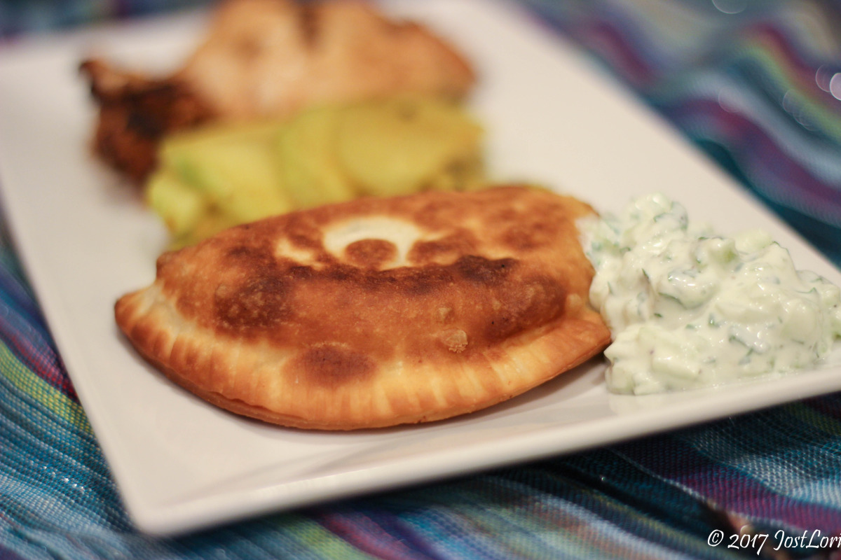 Spicy Chickpea Samosas With Raita