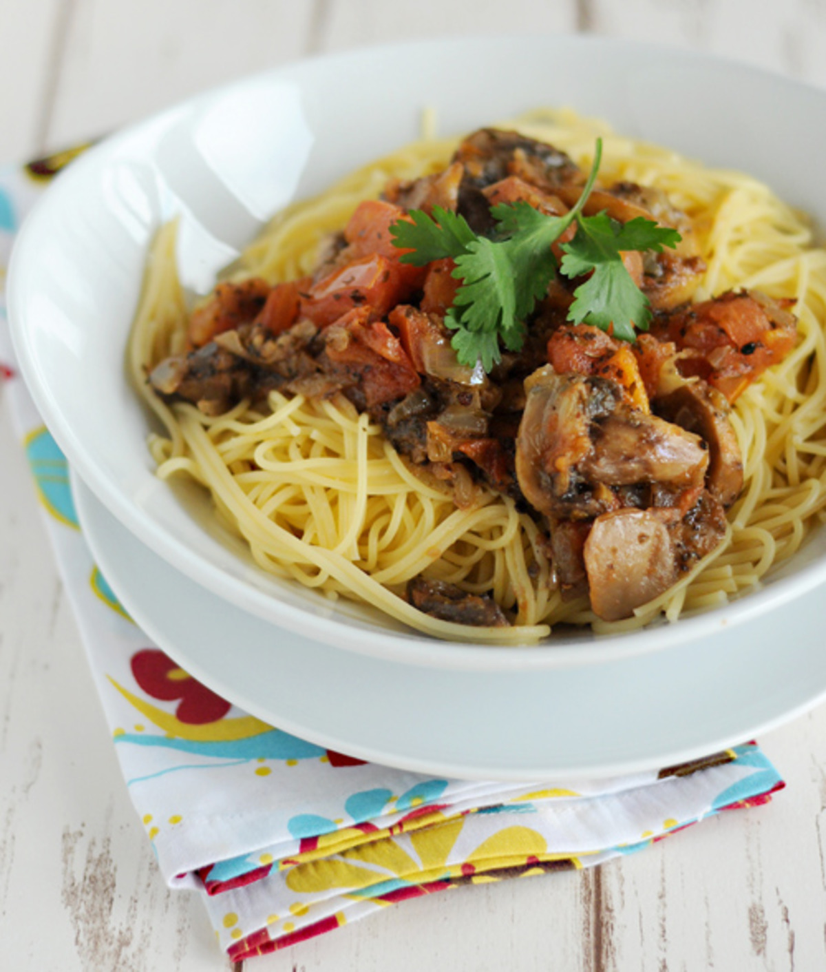10 Minute Mushroom Spaghetti Sauce