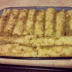 Spicy Enchiladas Verdes de Queso