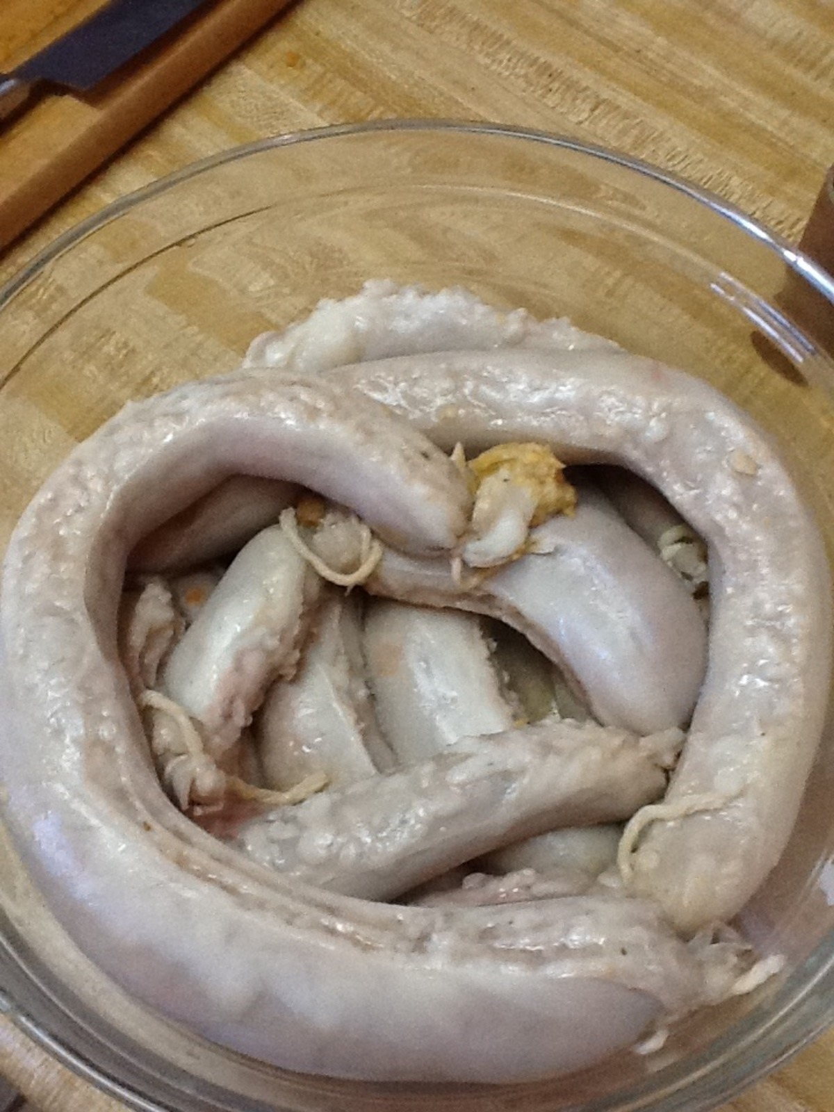 Stuffed Kishka:  (Kosher Stuffed Derma)