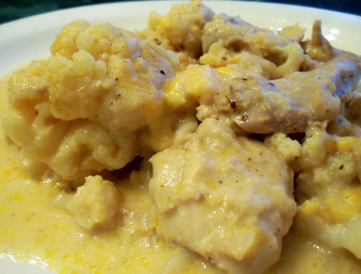 3 C Crock-Pot Casserole (Chicken, Cheese & Cauliflower)