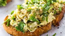 White Bean Artichoke Basil Toasts