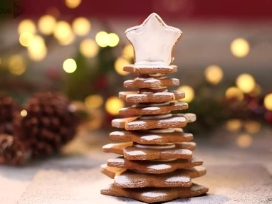 3D Gingerbread Christmas Tree