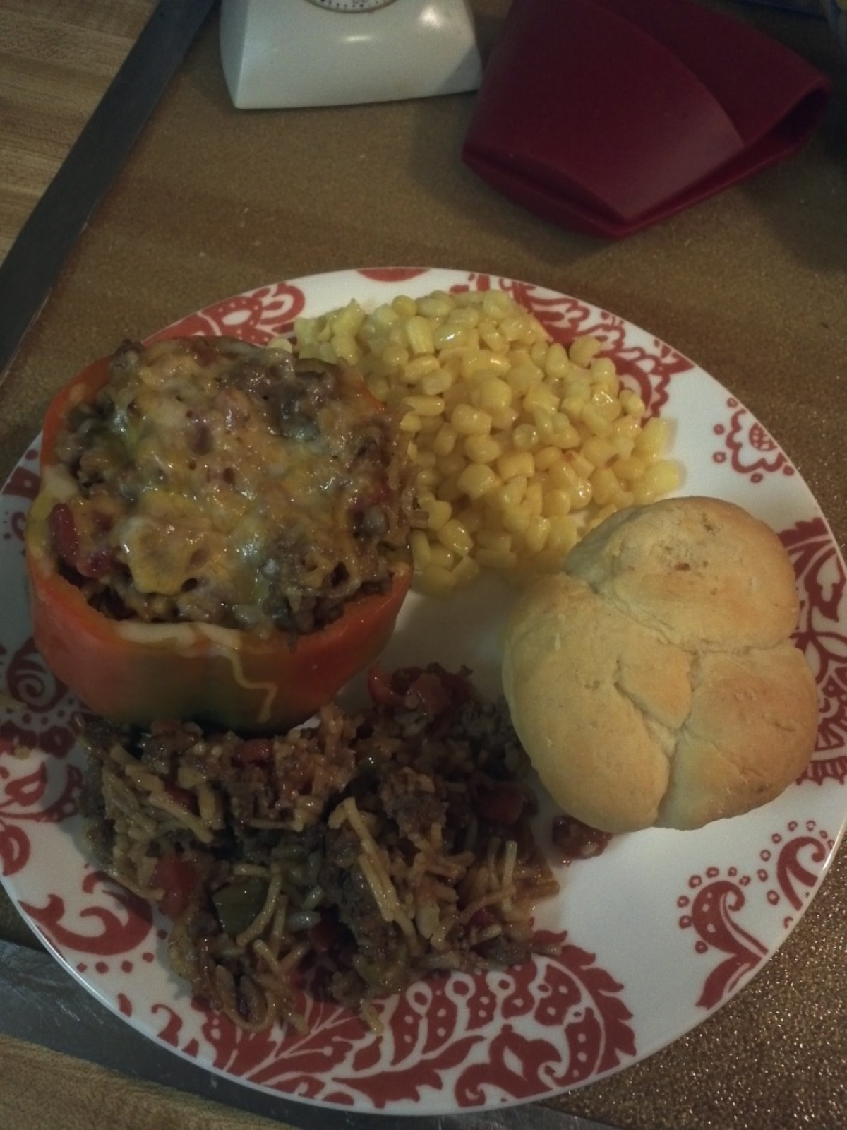 Pepper Roni Paper Rice-A-Roni Stuffed Peppers | Love2Feed