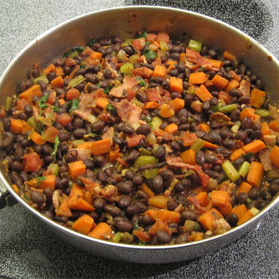 Black Beans with Bacon