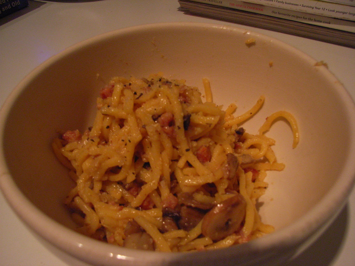2 Minute Carbonara