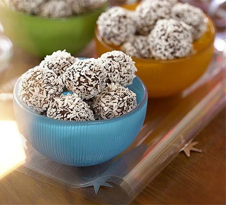Snowball truffles