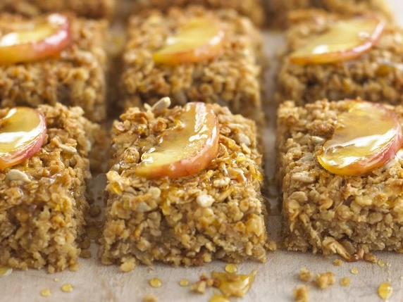 Apple and Cinnamon Flapjacks