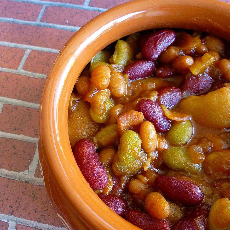 Four-Bean Baked Beans