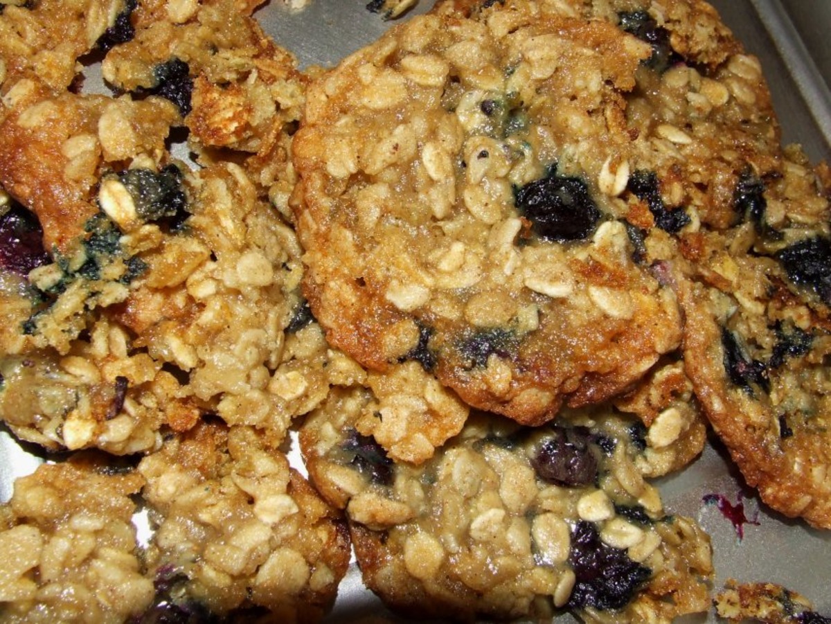 Oatmeal Blueberry Cookies