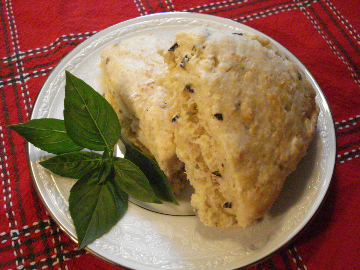Parmesan and Basil Scones