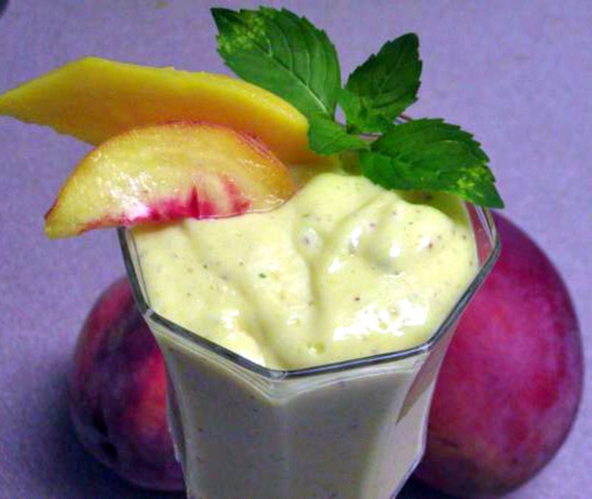 Mango, Peach Cream With a Hint of Mint