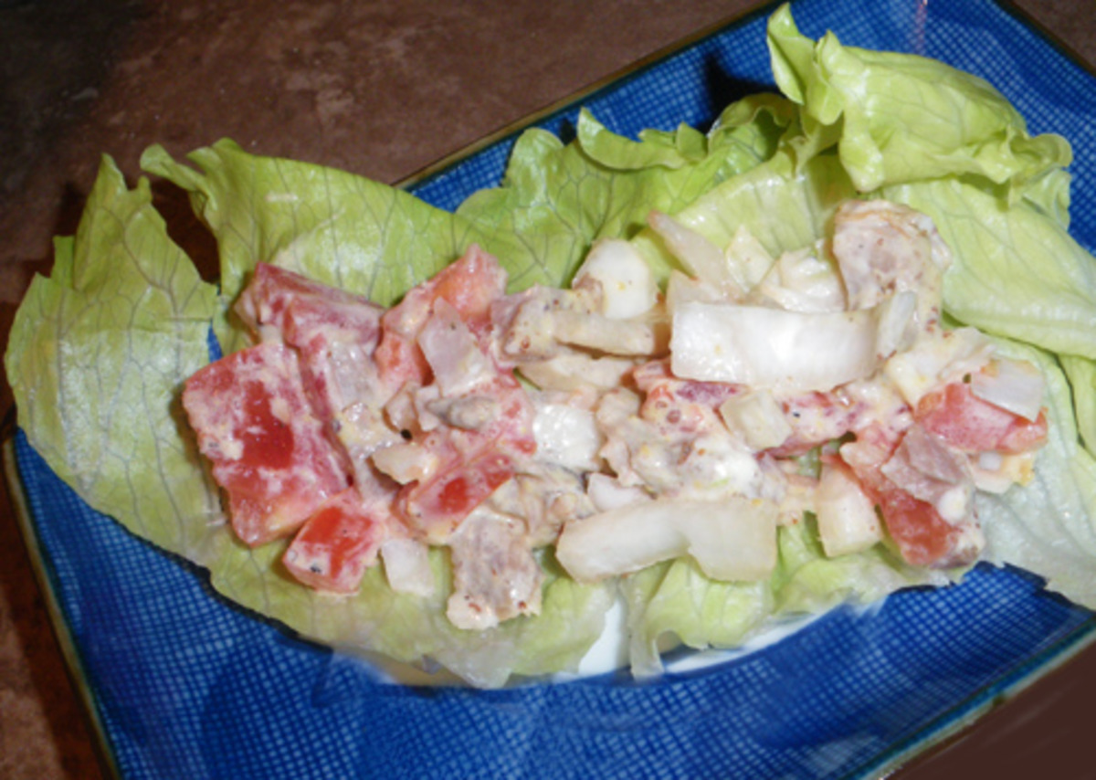 Carbless-Low Calorie Turkey Lettuce Wraps