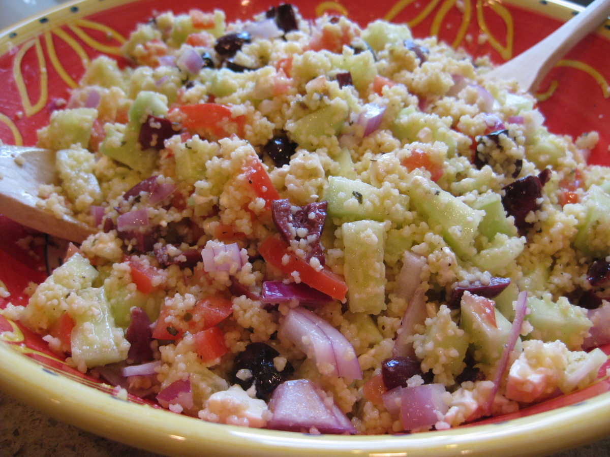 Kittencal's Greek Couscous