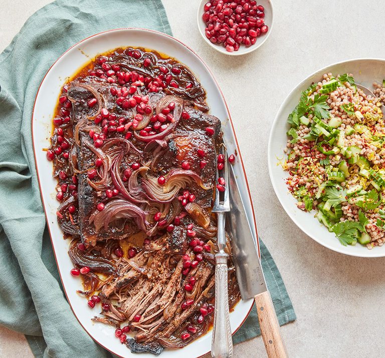 Pomegranate brisket
