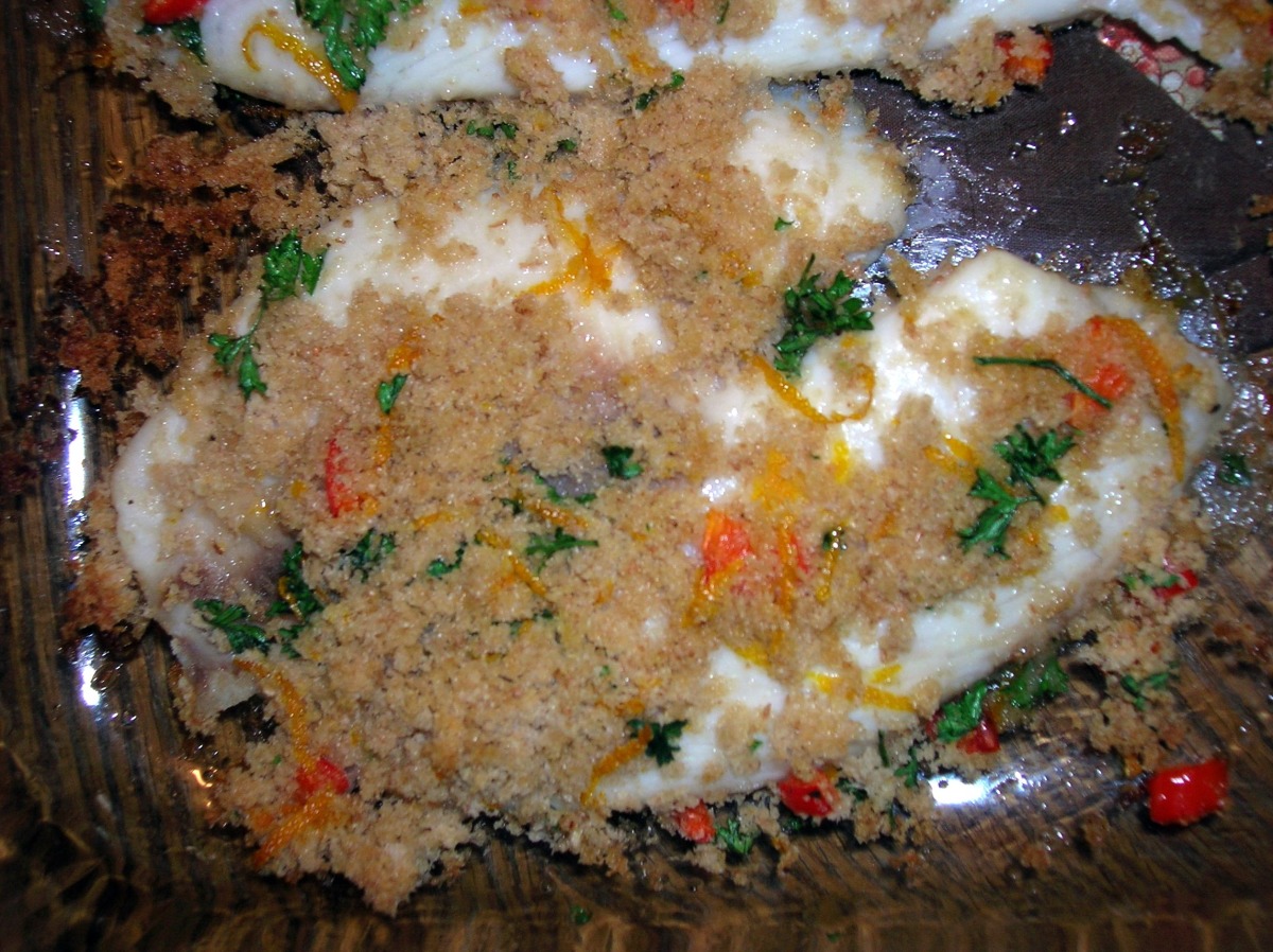 Orange Crusted Fish