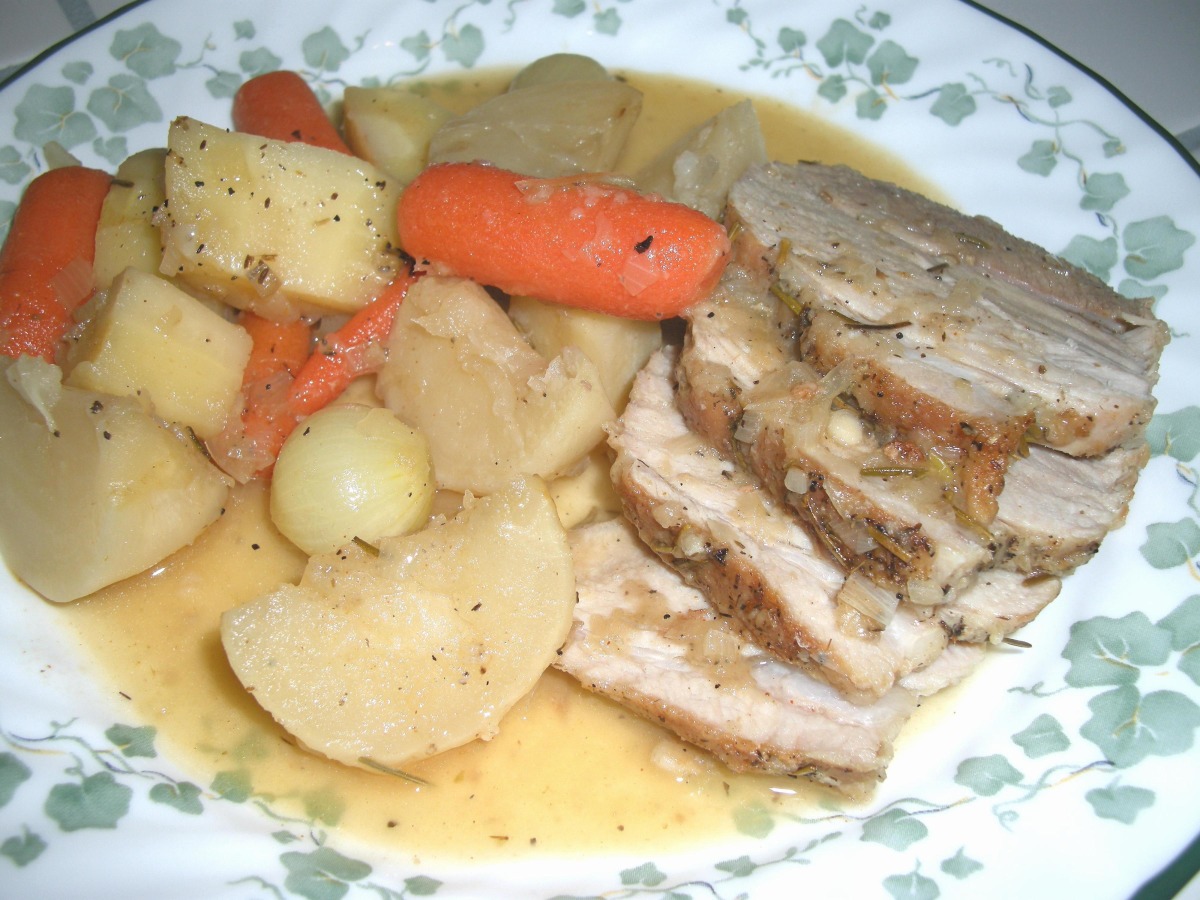 Caramelized Root Vegetables & Melt in Your Mouth  Veal