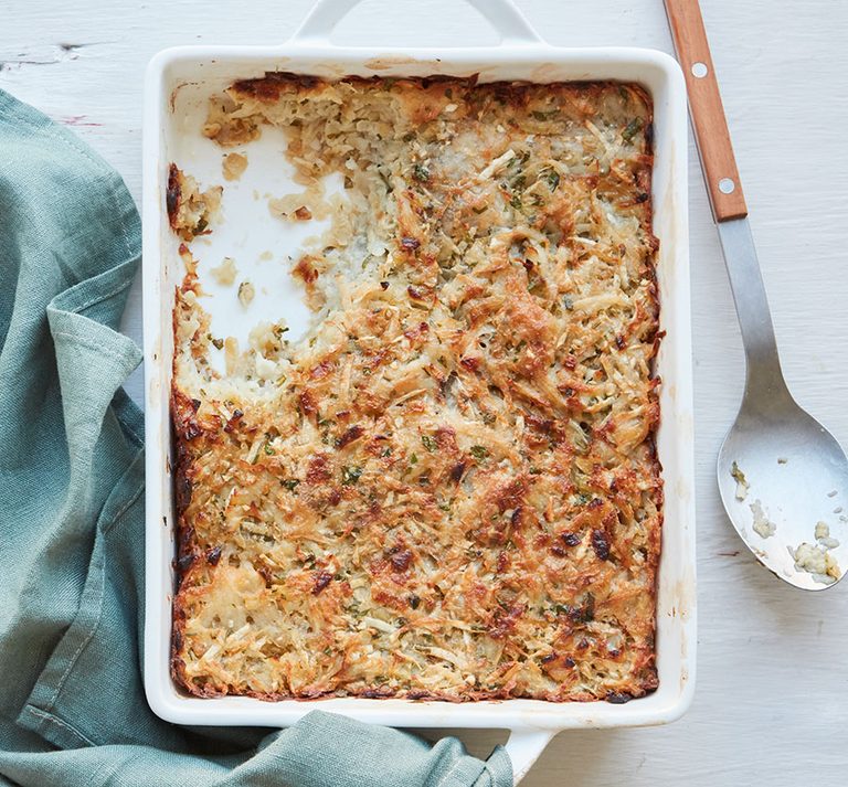 Potato & celeriac kugel