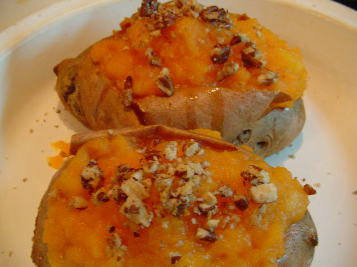 Stuffed Baked Sweet Potatoes