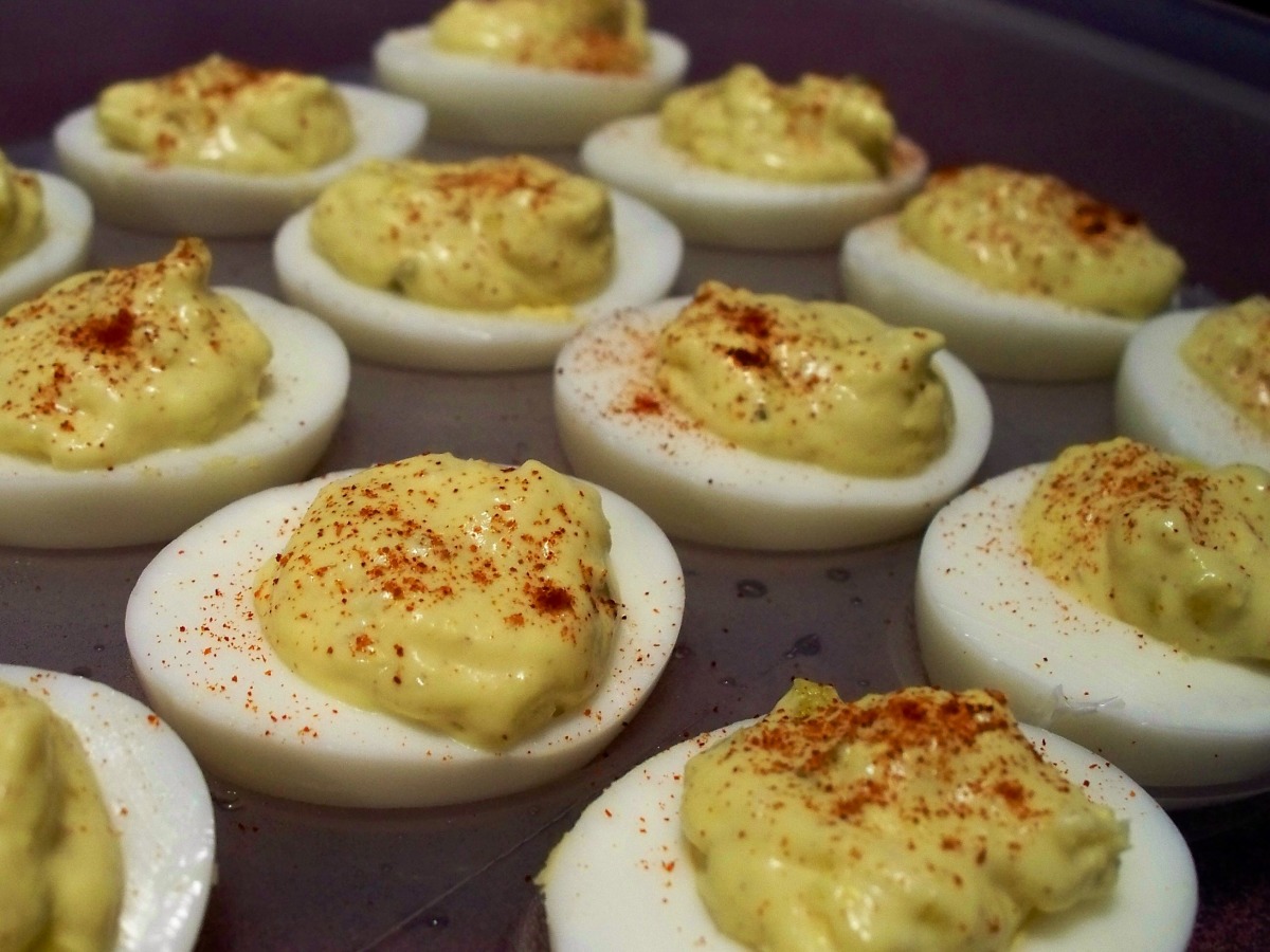 Devilish Deviled Eggs