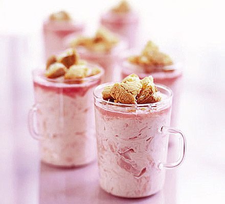 Rhubarb & coconut ripples