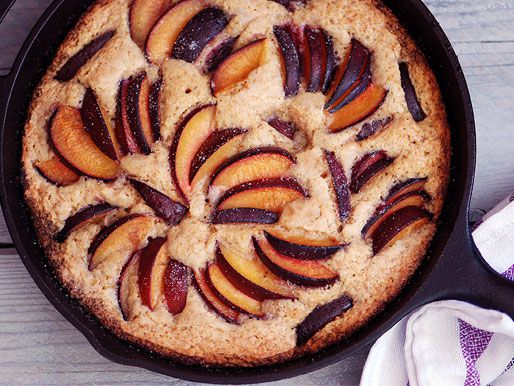 Skillet Plum Cake