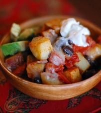 Cheesy Roasted Potato Nachos