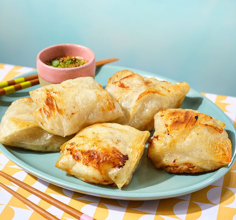 Rice paper dumplings