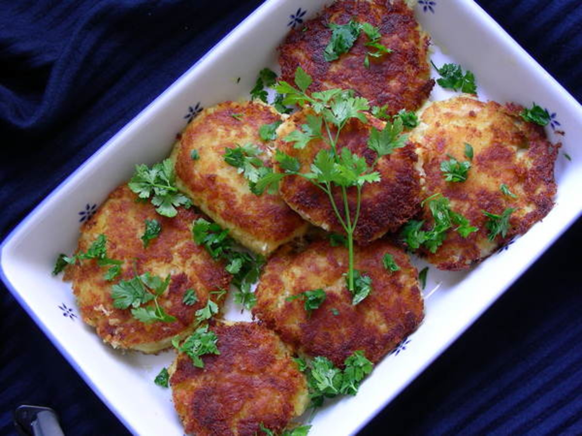 Codfish Cakes using Salt Cod