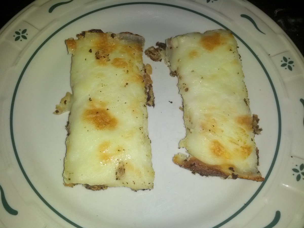 Cheesy Garlic Cauliflower Mock Breadsticks